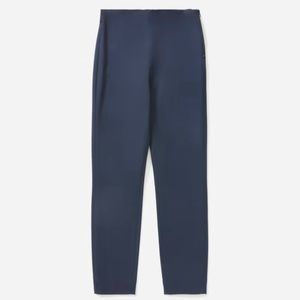 Everlane Curvy Stretch Cotton Pant 10 Navy